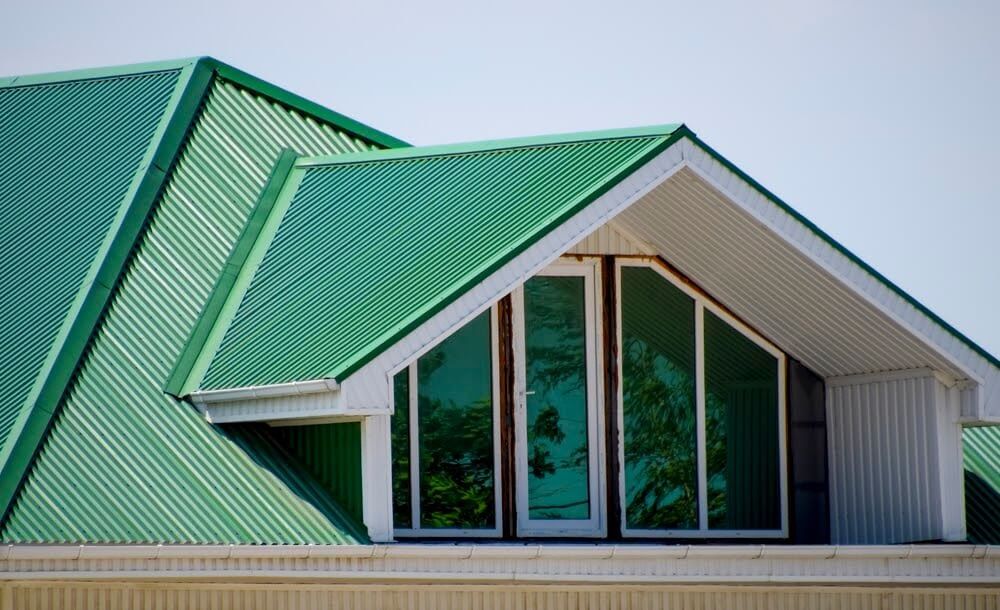 Green metal roofing system