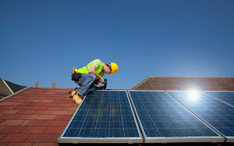 Roof Solar Panel Integration